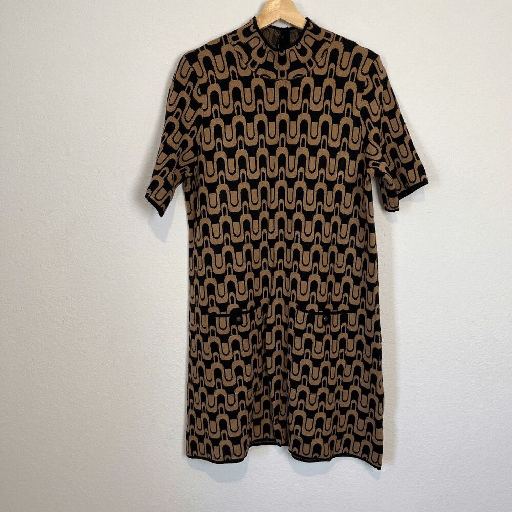 Anthropologie Maeve The Annalise Mock Neck Mini Sweater Dress Women's Size XL - Picture 2 of 7